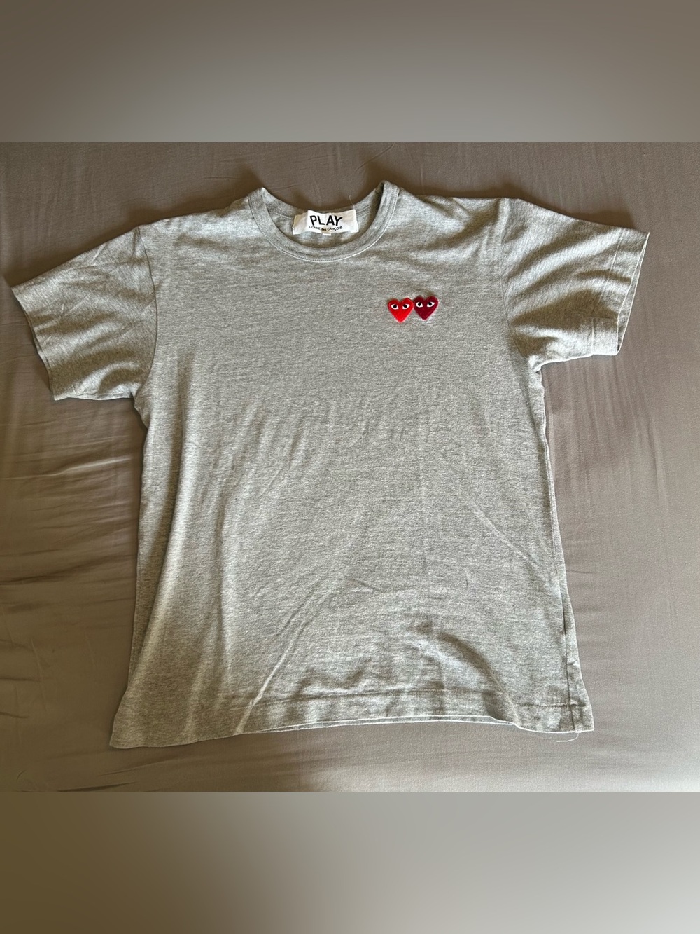 Play Comme des Garçons Gray Tee